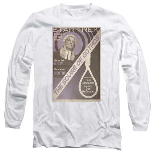Star Trek Tos Episode 17 Mens Long Sleeve Shirt White Officially Licensed Officially Licensed