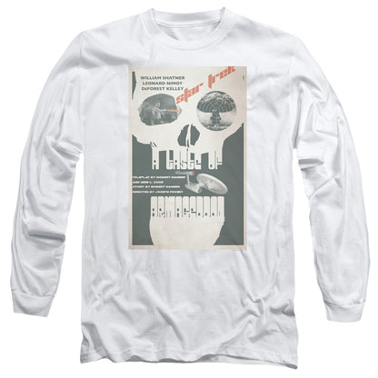 Star Trek Tos Episode 23 Mens Long Sleeve Shirt White Officially Licensed Officially Licensed