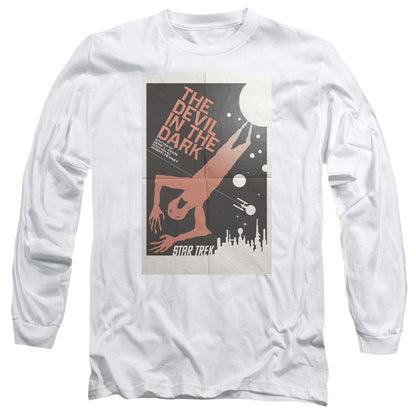 Star Trek Tos Episode 25 Mens Long Sleeve Shirt White Officially Licensed Officially Licensed