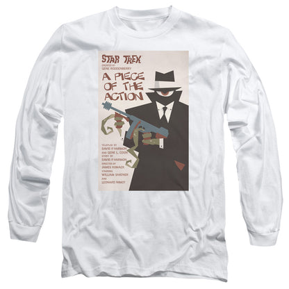 Star Trek Tos Episode 46 Mens Long Sleeve Shirt White Officially Licensed