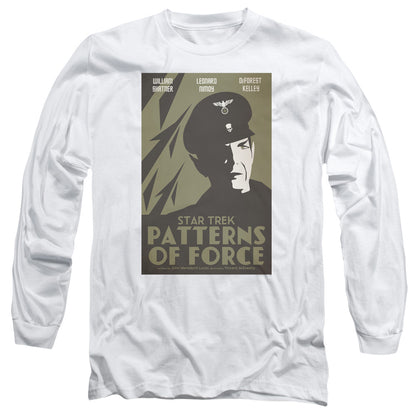 Star Trek Tos Episode 50 Mens Long Sleeve Shirt White Officially Licensed