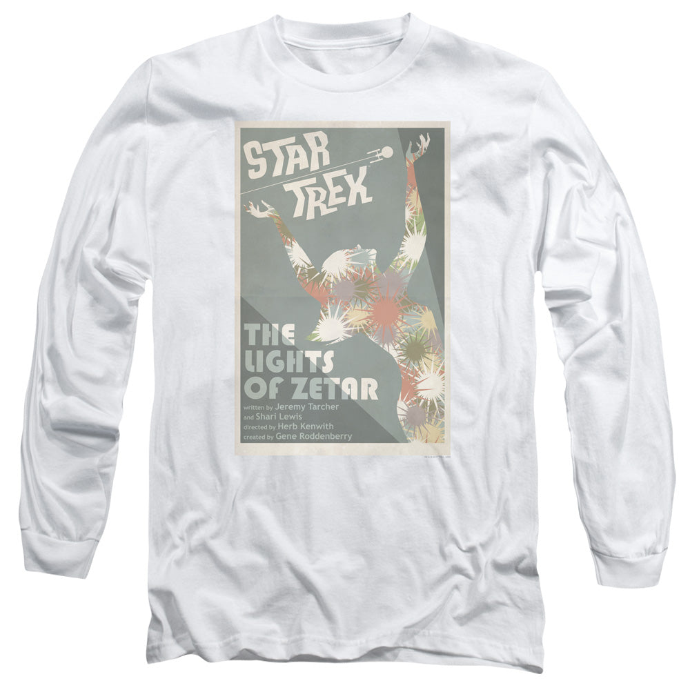 Star Trek Tos Episode 73 Mens Long Sleeve Shirt White Officially Licensed