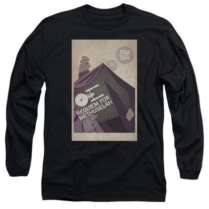 Star Trek Tos Episode 74 Mens Long Sleeve Shirt Black Officially Licensed