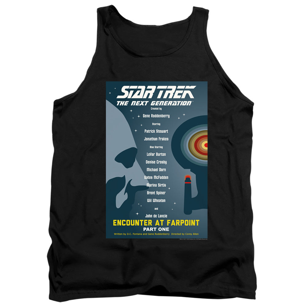 Star Trek Tng Season 1 Episode 1 Mens Tank Top Shirt Black