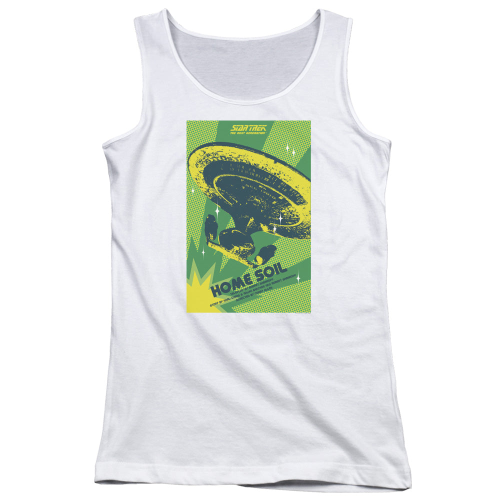 Star Trek Tng Season 1 Episode 18 Womens Tank Top Shirt White