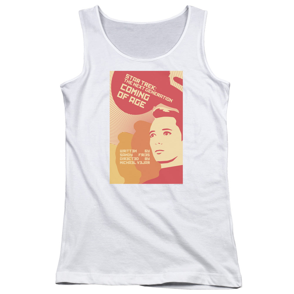 Star Trek Tng Season 1 Episode 19 Womens Tank Top Shirt White