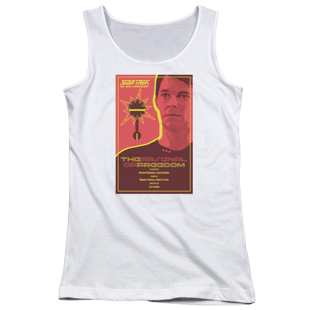 Star Trek Tng Season 1 Episode 21 Womens Tank Top Shirt White