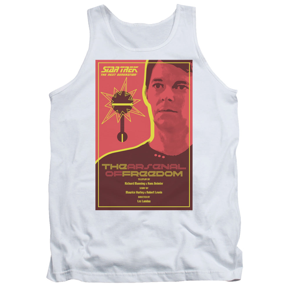 Star Trek Tng Season 1 Episode 21 Mens Tank Top Shirt White