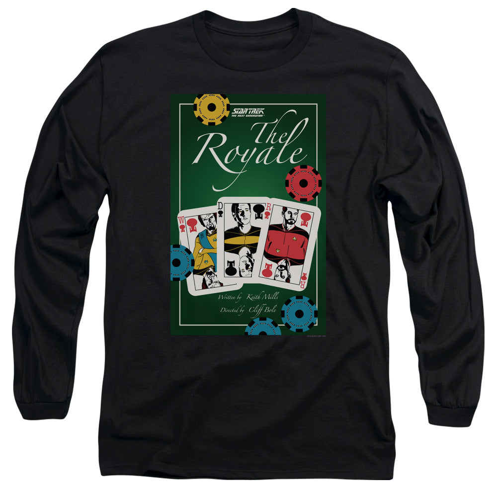 Star Trek Tng Season 2 Episode 12 Mens Long Sleeve Shirt Black Officially Licensed Officially Licensed