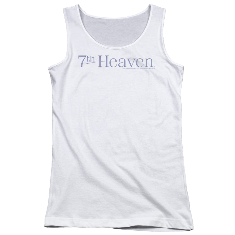 7th Heaven 7th Heaven Logo Womens Tank Top Shirt White