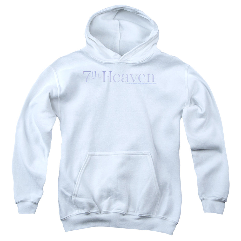 7th Heaven 7th Heaven Logo Kids Youth Hoodie White