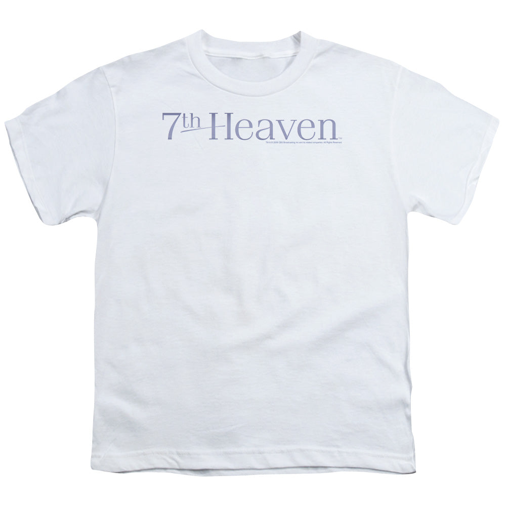 7th Heaven 7th Heaven Logo Kids Youth T Shirt White