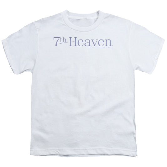 7th Heaven 7th Heaven Logo Kids Youth T Shirt White