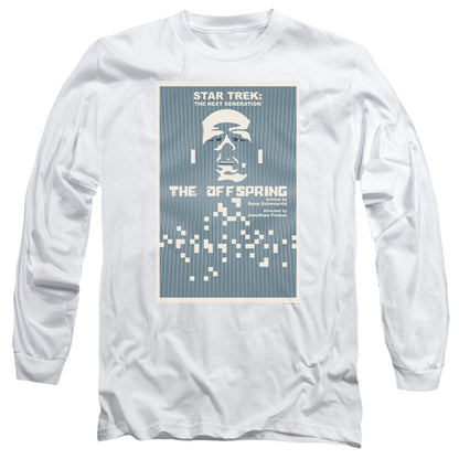 Star Trek Tng Season 3 Episode 16 Mens Long Sleeve Shirt White Officially Licensed Officially Licensed