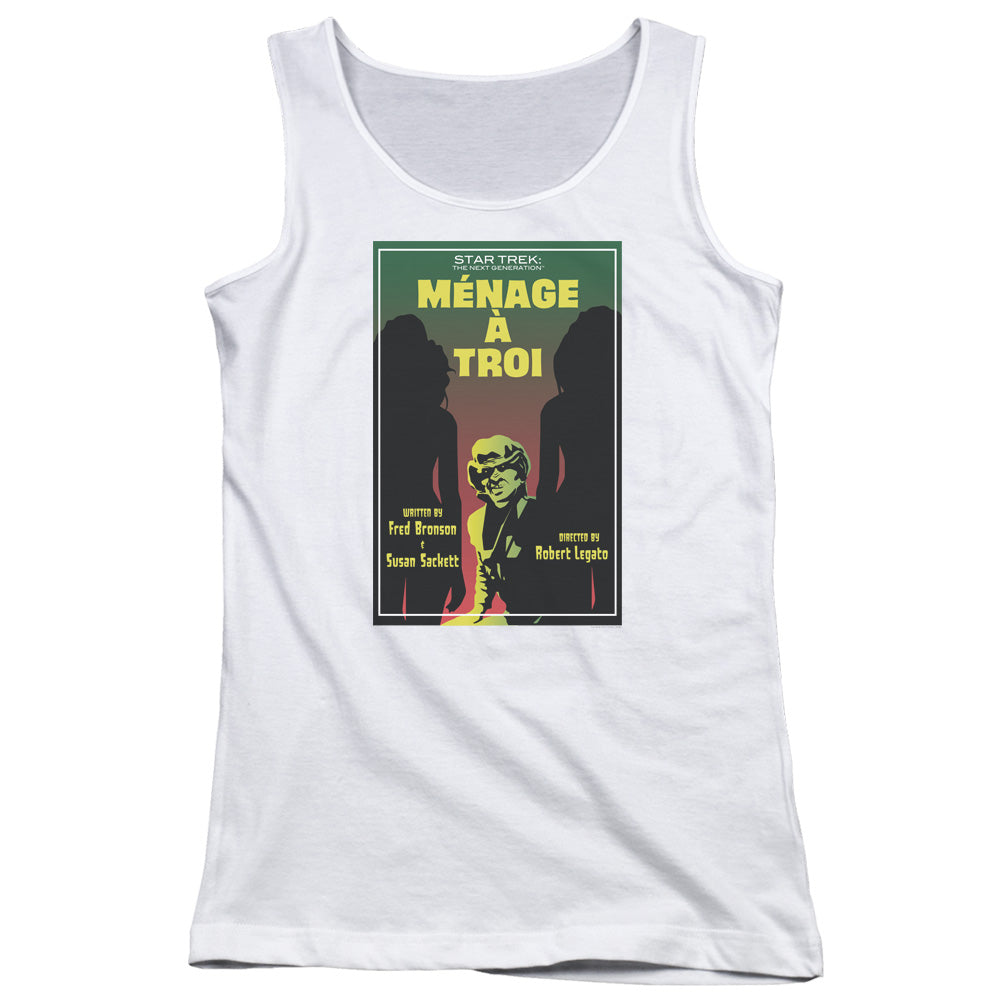 Star Trek Tng Season 3 Episode 24 Womens Tank Top Shirt White