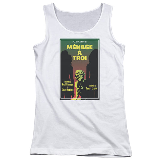 Star Trek Tng Season 3 Episode 24 Womens Tank Top Shirt White