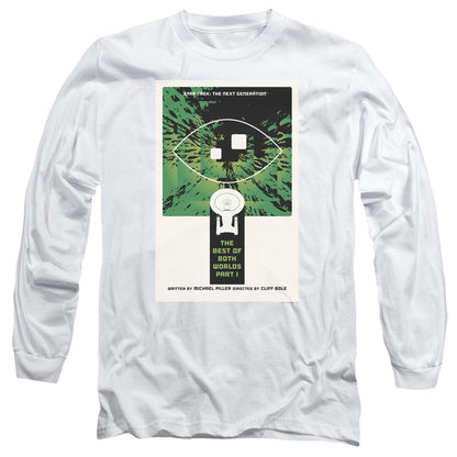 Star Trek Tng Season 3 Episode 26 Mens Long Sleeve Shirt White Officially Licensed Officially Licensed