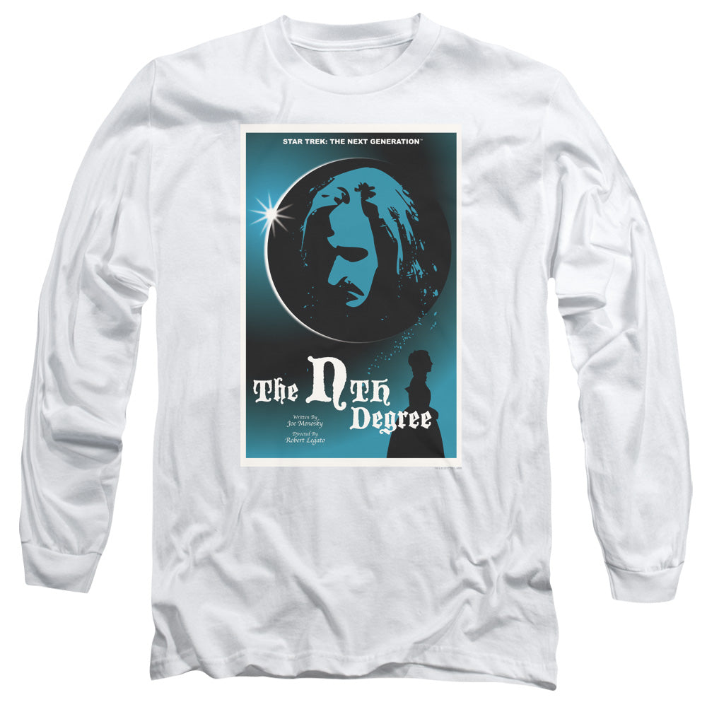 Star Trek Tng Season 4 Episode 19 Mens Long Sleeve Shirt White Officially Licensed Officially Licensed