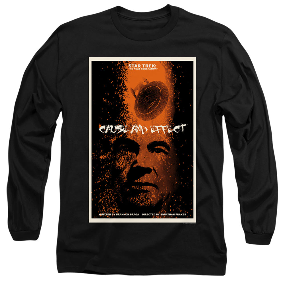 Star Trek Tng Season 5 Episode 18 Mens Long Sleeve Shirt Black Officially Licensed Officially Licensed