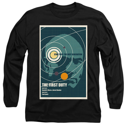 Star Trek Tng Season 5 Episode 19 Mens Long Sleeve Shirt Black Officially Licensed Officially Licensed
