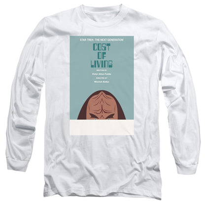 Star Trek Tng Season 5 Episode 20 Mens Long Sleeve Shirt White Officially Licensed Officially Licensed