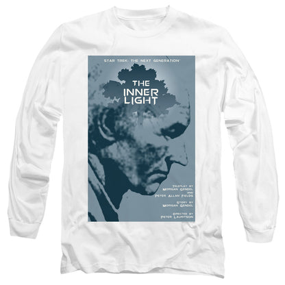 Star Trek Tng Season 5 Episode 25 Mens Long Sleeve Shirt White Officially Licensed Officially Licensed