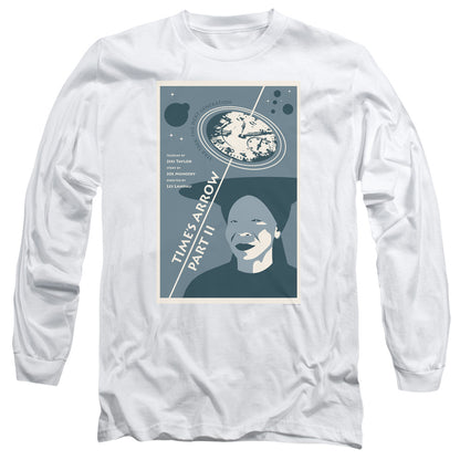 Star Trek Tng Season 6 Episode 1 Mens Long Sleeve Shirt White Officially Licensed Officially Licensed