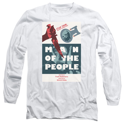 Star Trek Tng Season 6 Episode 3 Mens Long Sleeve Shirt White Officially Licensed Officially Licensed