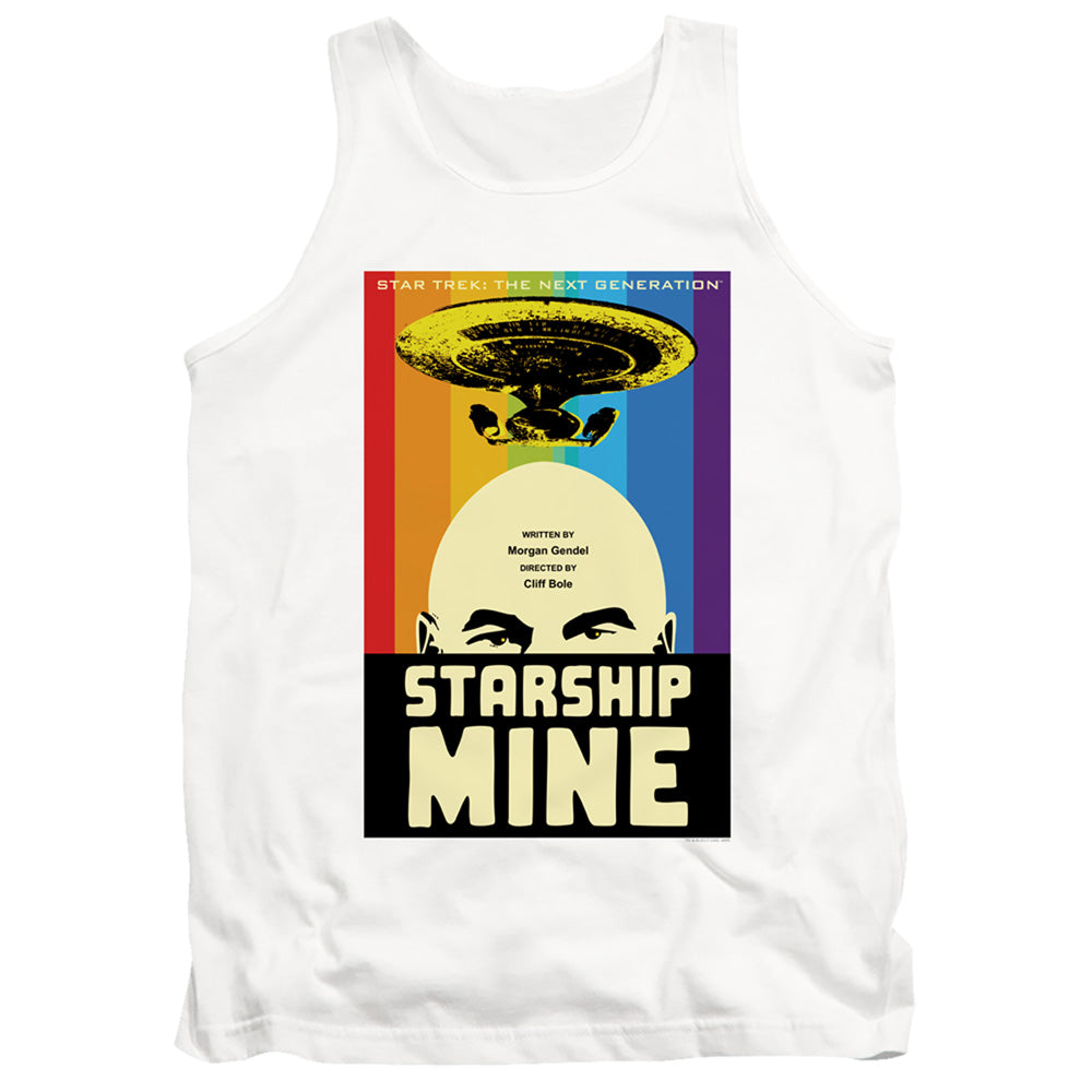 Star Trek Tng Season 6 Episode 18 Mens Tank Top Shirt White