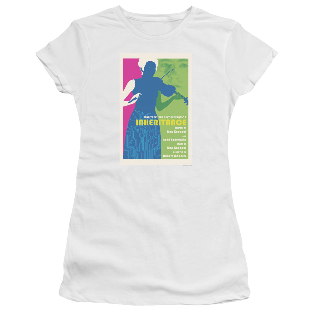 Brady Bunch Wig Out Womens T Shirt Light Blue Officially Licensed