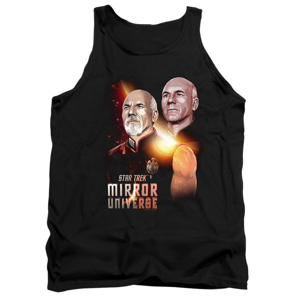 Star Trek Mirror Picard Mens Tank Top Shirt Black