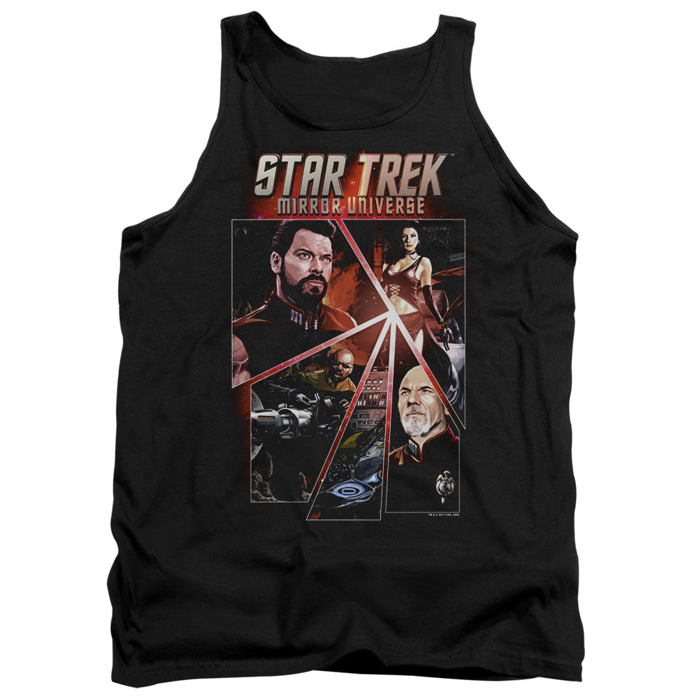 Star Trek Panels Mens Tank Top Shirt Black