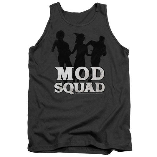 Mod Squad Mod Squad Run Simple Mens Tank Top Shirt Charcoal