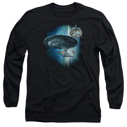 Star Trek Ship 30 Mens Long Sleeve Shirt Black Officially Licensed Officially Licensed