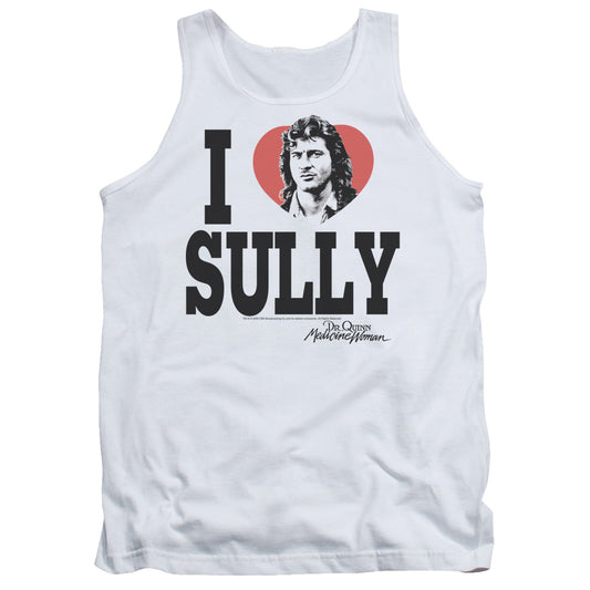 Dr.quinn I Heart Sully Mens Tank Top Shirt White