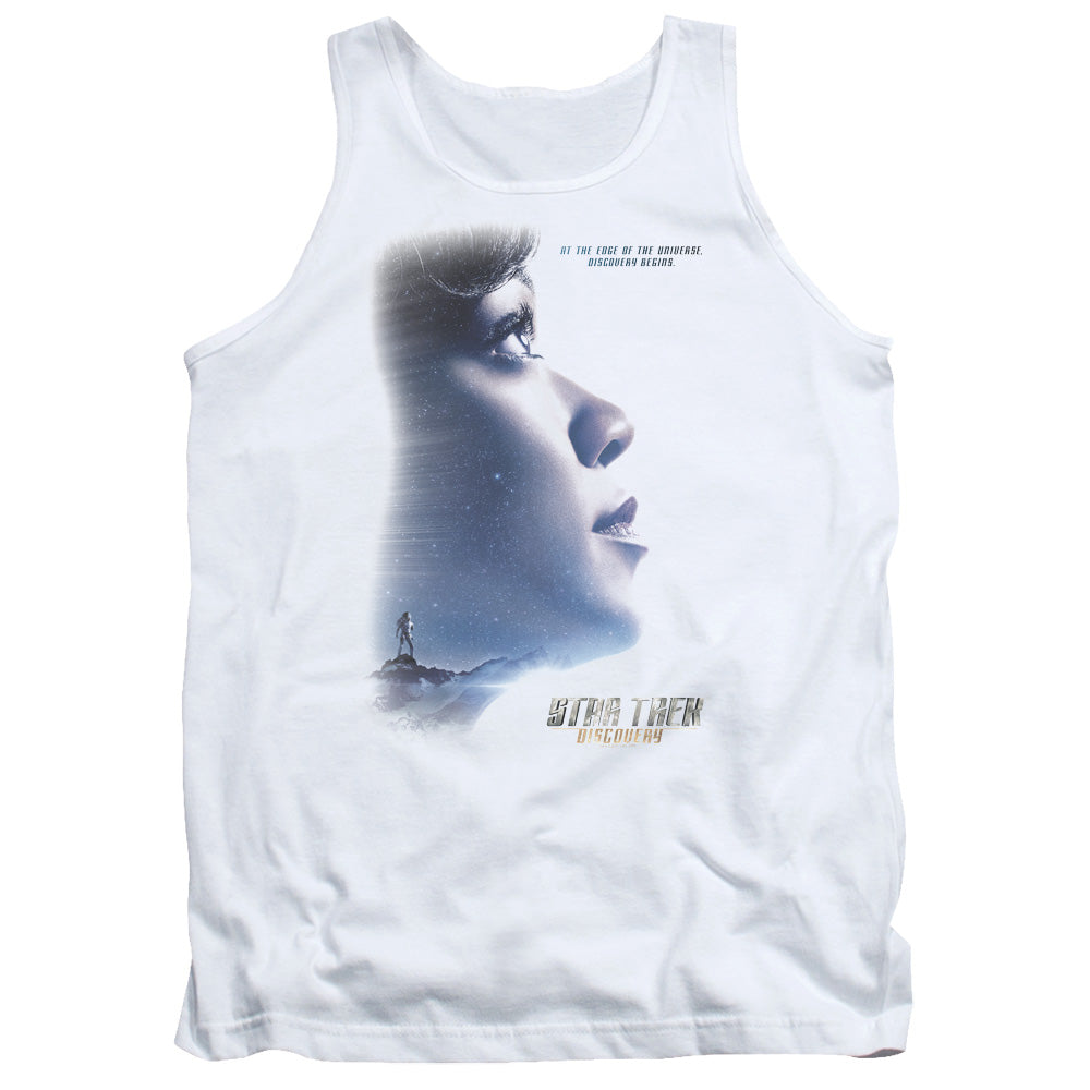 Star Trek Discovery Discovery Begins Mens Tank Top Shirt White