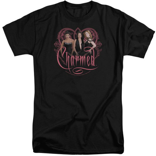 Charmed Charmed Girls Mens Tall T Shirt Black Officially Licensed