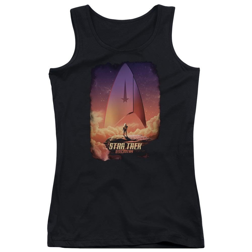 Star Trek Discovery the Explorer Womens Tank Top Shirt Black