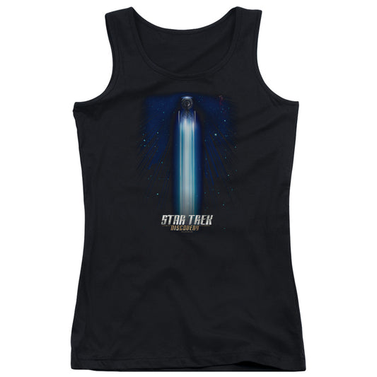 Star Trek Discovery Beams Womens Tank Top Shirt Black