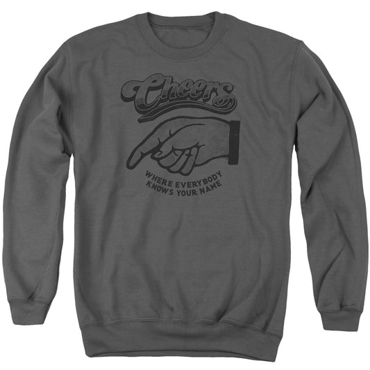 Cheers The Standard Mens Crewneck Sweatshirt Charcoal Officially Licensed