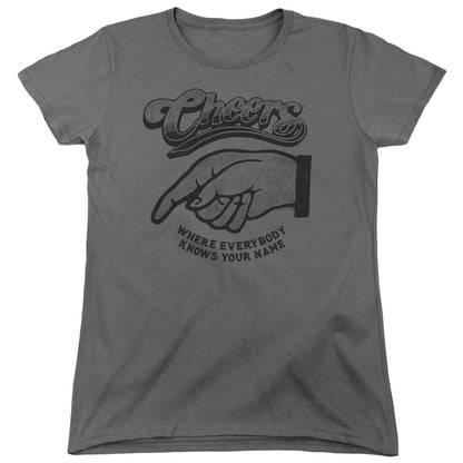 Cheers the Standard Womens T Shirt Charcoal Officially Licensed