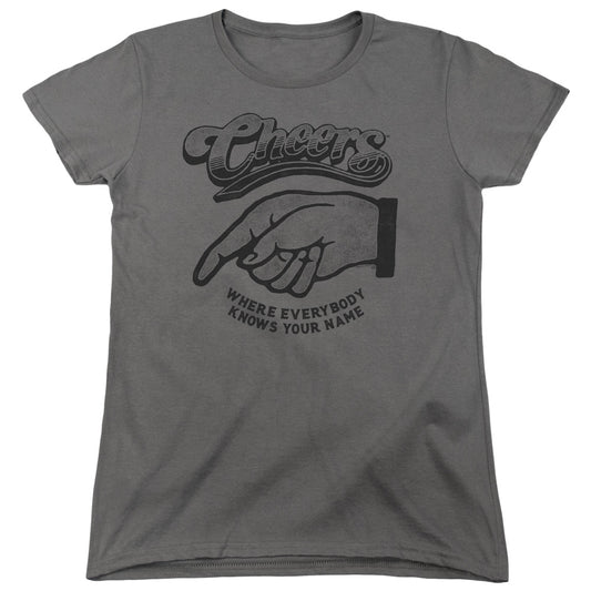 Cheers the Standard Womens T Shirt Charcoal Officially Licensed
