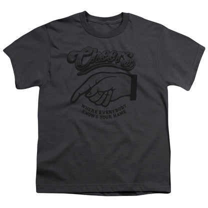 Cheers the Standard Kids Youth T Shirt Charcoal Officially Licensed