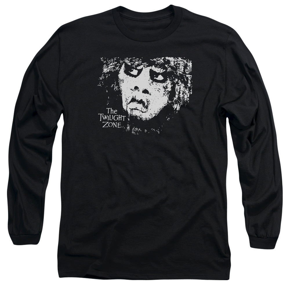 Twilight Zone Winger Mens Long Sleeve Shirt Black Officially Licensed