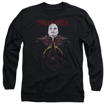 Star Trek Discovery Son Of None Mens Long Sleeve Shirt Black Officially Licensed Officially Licensed