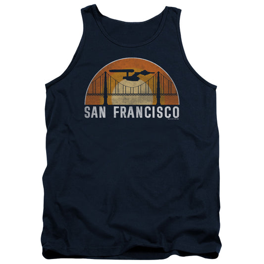 Star Trek San Francisco Trek Mens Tank Top Shirt Navy