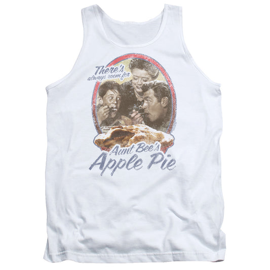 Andy Griffith Apple Pie Mens Tank Top Shirt White