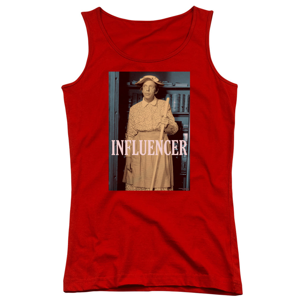 Andy Griffith Barney Influencer Womens Tank Top Shirt Red