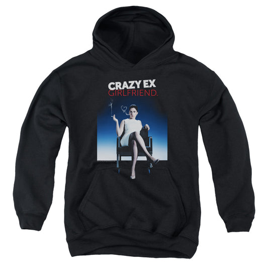 Crazy Ex Girlfriend Crazy Instinct Kids Youth Hoodie Black Officially Licensed