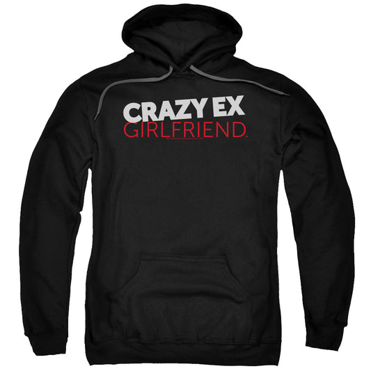 Crazy Ex Girlfriend Crazy Logo Mens Hoodie Black Officially Licensed